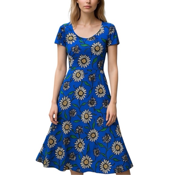 LuLaRoe Dresses & Skirts - LuLaRoe XL Free-Spirited Sunflower Sensation Dress